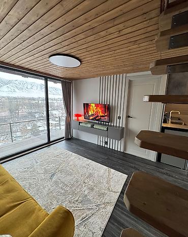 Посуточная аренда домов: 60 м², 2 комнаты, Утепленный, Теплый пол, Балкон застеклен — 14