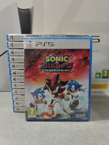 diş: Playstation 5 üçün sonic shadow generations oyun diski, tam yeni