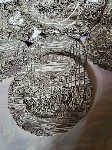 Ostali antikviteti: Engleski servis za poslastice Staffordshire iz 70ih. Engleski servis — 3