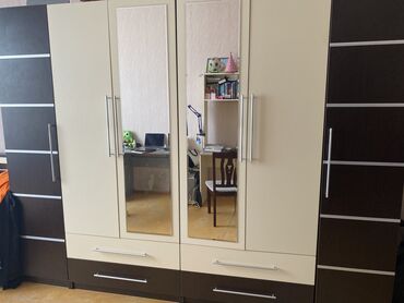 Dolablar: İşlənmiş, Açılan, 5 qapı Düz dolab, Qarderob, paltar dolabı, Azərbaycan