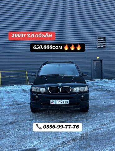 BMW: BMW X5: 2003 г., 3 л, Автомат, Бензин, Внедорожник