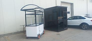 Budkalar, köşklər: Təkərli Mini Kiosk 1490 man 80x200 üstü hissə 130x300 Ümümi hündürlük — 4