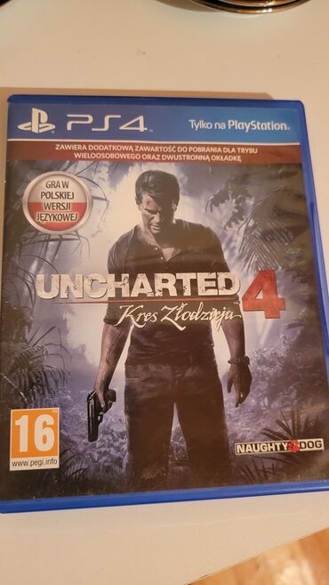 Avtoelektronika: Uncharted 4: A Thief's End, Macəra, Disk, PS4 (Sony Playstation 4)