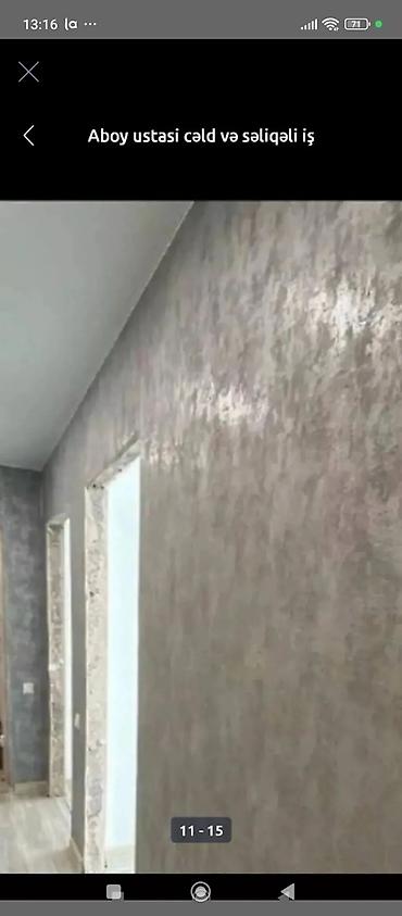 Malyar işləri: Aboy işi Axtarıram prafsenal peşekar Aboy ustasıyam . qiyməti — 8