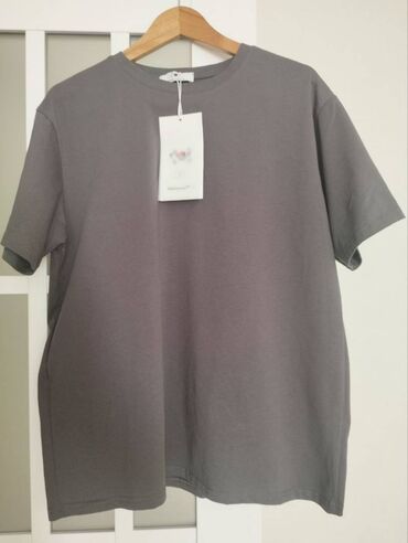 футболка женская: Футболка L (EU 40), цвет - Серый