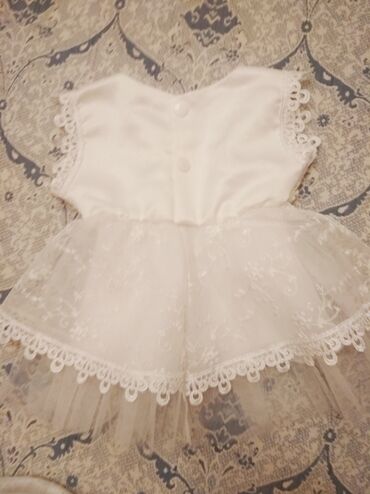 Платья: Детское платье, цвет - Белый, Б/у — 11