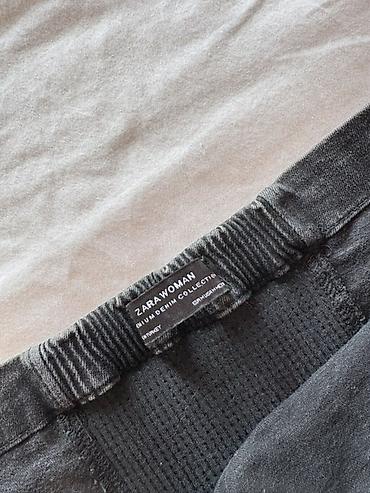 cins: ZARA WOMAN – premium DENIM COLLECTION” qara denim top M razmer Alınıb — 3
