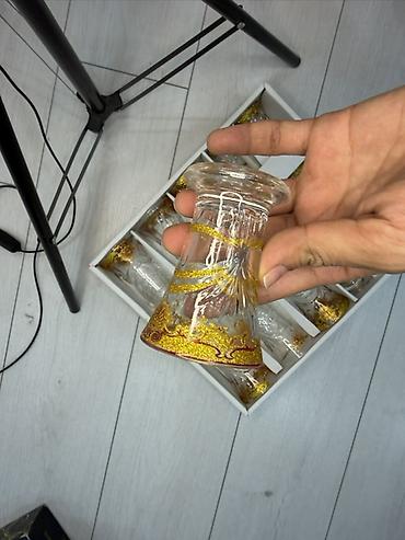 Наборы посуды: Наборы стеклянной посуды. 1) Набор креманок на ножке, 6 штук - — 8