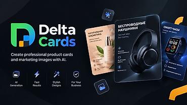 Delta Cards — сервис на базе ИИ для создания профессиональных карточек