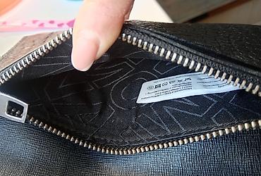 spandex elastin: Ženski novčanik MONA, klasičnog dizajna u crnoj boji sa reljefnom — 3