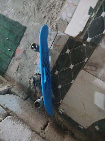 skeyt board: Məhsul: Mini plastik skeytbord - Rəng: mavi - Korpus: sərt plastik — 1