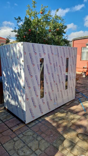 Butkalar, köşklar: Inkubator istənilən ölçüde yığıram - Material: Sendviç panellər