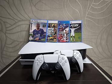 PS5 (Sony PlayStation 5): Продаю PlayStation 5(с дисководом),Fat 3-ревизия В комплекте — 1