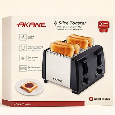 Техника для кухни: №: 16126 Məhsulun adı: Toster Akane A.505 1300W Brend: Akane — 4