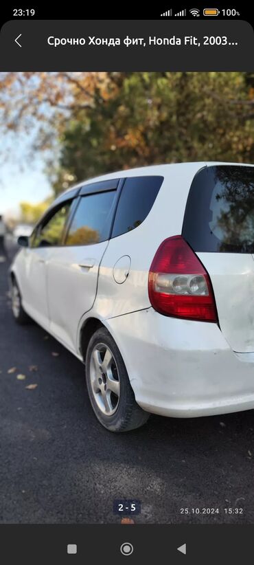 Honda: Honda Fit: 2003 г., 1.3 л, Вариатор, Бензин, Хэтчбэк