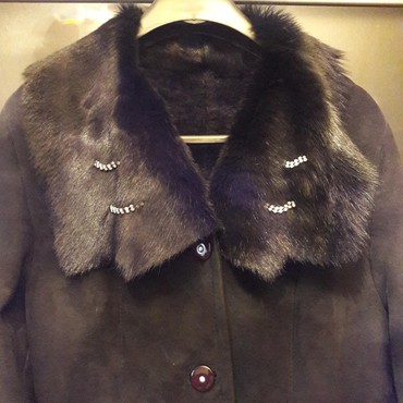 дубленка: Пальто 7Arrows, L (EU 40), XL (EU 42), цвет - Коричневый