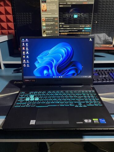 дешевый игровой ноутбук: Ноутбук, Asus, 16 ГБ ОЭТ, Intel Core i5, 15.6 ", Жаңы, Оюндар үчүн, эс тутум SSD