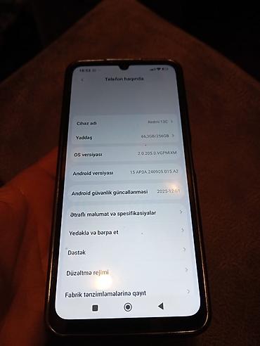 redmi pad 6: Xiaomi 13, 256 GB, rəng - Qara, 
 Sensor — 3