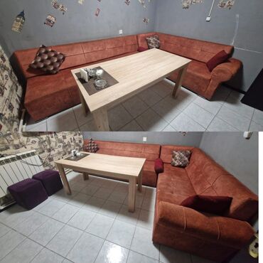 Sifarişlə dolablar: Künc divan, İşlənmiş, Açılmayan, Bazasız
