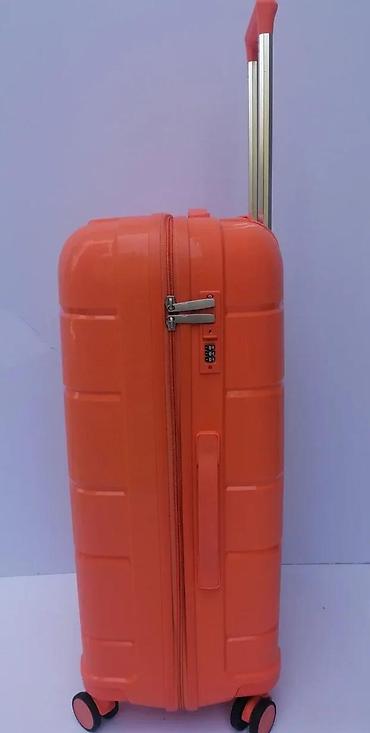 Putni koferi i torbe: Tvrdi kofer na točkiće – narandžaste boje - Materijal: čvrsta ABS/PC — 11