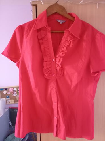 lee cooper kosulje: L (EU 40), Single-colored, color - Red