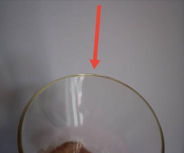 Вазы: Винтажная стеклянная ваза/стакан Один нюанс: очень мелкий скол по краю — 15