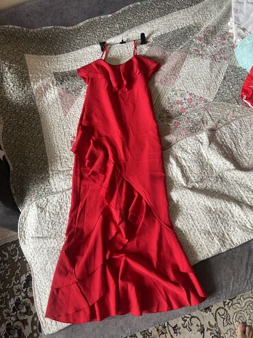 бежевое платье на выпускной: Кече көйнөгү, Узун модель, M (EU 38)