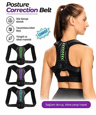 tibbi stol: Posture Correction Belt – Duruşu düzəldən bel və kürək üçün ortopedik — 1