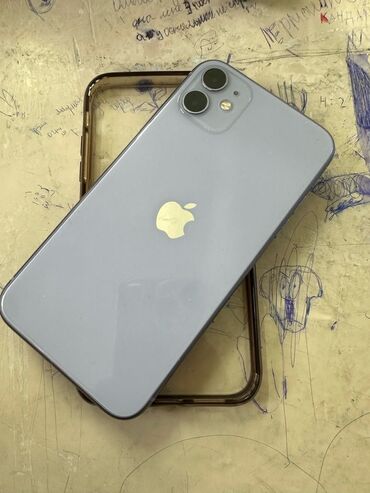 айфон 11 128 ош: IPhone 11, Б/у, 128 ГБ, Чехол, 75 %