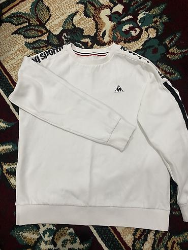 Толстовки: Белый свитшот Le Coq Sportif(оригинальная ) - Классический крой с — 1