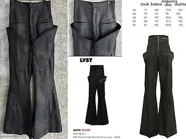 Farmerke: VRH LOEWE, R.OWENS, AMIRI, GIVENCHY FARKE, TOP | Novo! ! ! Hot. Hot — 10