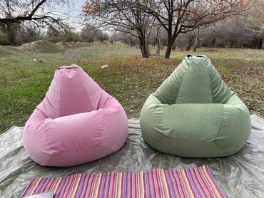 Мягкие кресла: Уютное и стильное кресло-мешок - отличное решение для вашего дома или — 6