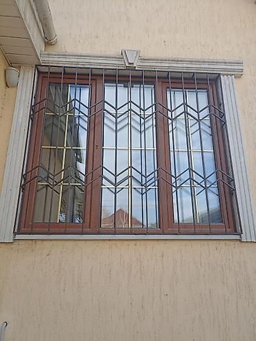 Сварка: Кованые решетки на окна - Материал: сталь, сварные вертикальные — 22