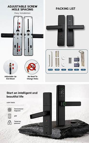 smart açar: Smart qapi kilidi (WiFi smart lock) Tuya smart home 1.İnternet — 1