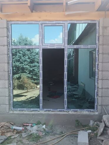 эшик темир: Металлопластиковые окна на заказ, Панорамные, Бесплатная установка, Без рассрочки
