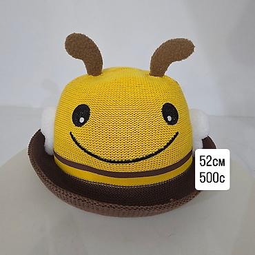 Другие детские вещи: Детские вязаные шляпки с милыми мордочками 🐻🐼🐝 Очень красивые и — 14