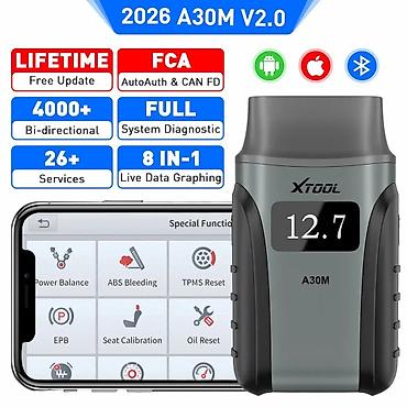 Auto dijagnostika: XTOOL Anyscan A30M V2.0 Najnoviji OBD2 Bluetooth CANFD FCA Oil Reset — 8
