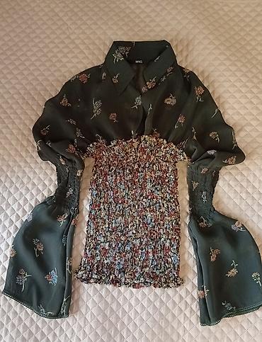 pull bear: Блузка, Классическая модель, Хлопок — 6
