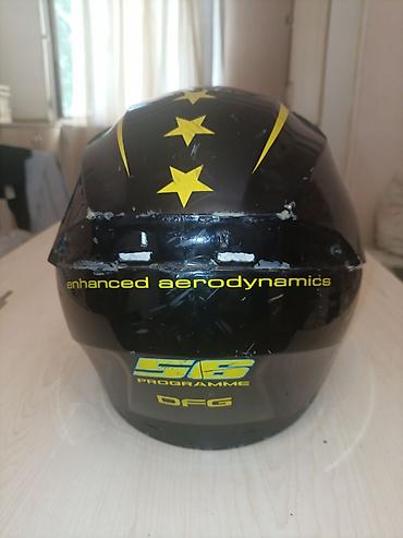 full face kask: DFG 56 Programme motosiklet dəbilqəsi - Tam üzlüq (full-face) dizayn — 3