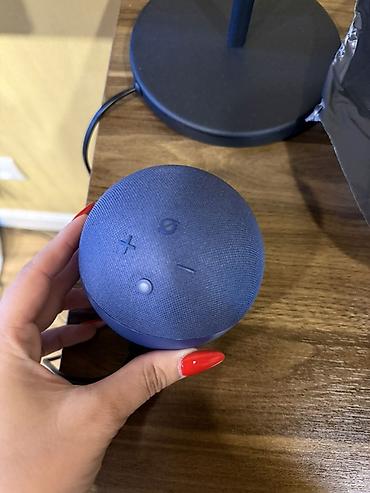 apple homepod mini: Amerikadan alinib! Aleksa! Hec bir problemi yoxdu! Səs köməkçisi — 1