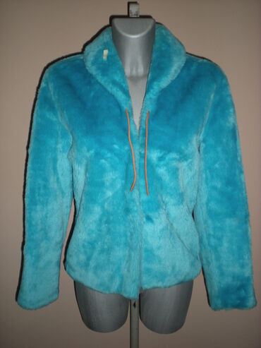 kopča za myki sat: S (EU 36), With lining, Faux fur, color - Turquoise