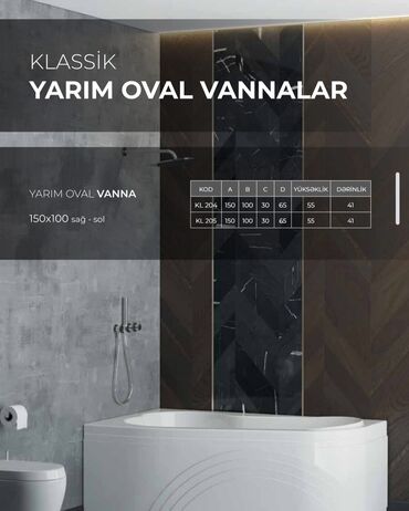 Vannalar: Yeni Vanna, Ödənişli çatdırılma -da lalafo.az — 1 Vannalar: Yeni Vanna, Ödənişli çatdırılma — 1