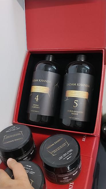 ağ palto: Badam Khanım professional saç qulluq seti Məhsullar: - Hair Lifting — 1