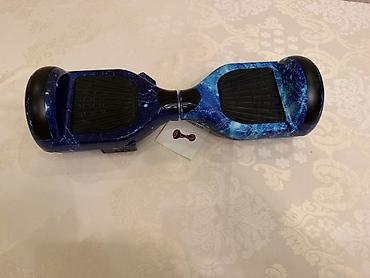 Elektrik nəqliyyatı: Elektrikli giroskut (hoverboard) – mavi “galaxy” dizayn - Təkər — 8