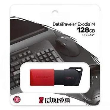 Hard diskovi, eksterni diskovi: Kingston DataTraveler Exodia M USB fleš memorija – 128 GB - — 15