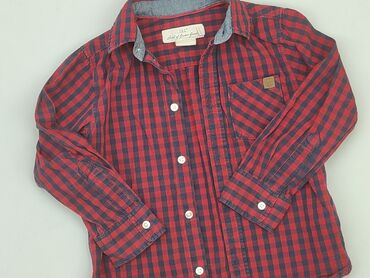 Shirts: Shirt 4-5 years, condition - Good, pattern - Cell, color - Red