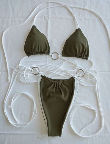 Kupaći kostimi: S (EU 36), Likra, Jednobojni, bоја - Bela — 4