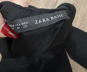 pul kiseleri: ZARA BASIC qadın bluzası ORİJİNAL - Rəng: qara - Kolleksiya: ZARA — 1