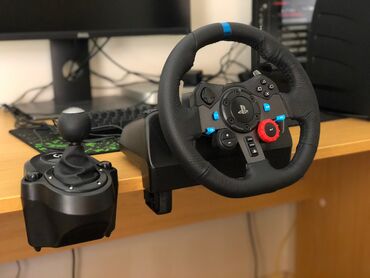 Video oyunlar üçün aksesuarlar: Logitech g29 + Shifter ve pedal Hecbir problemi yoxdur ev seraitinde