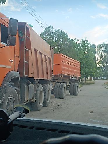 Прицепы и полуприцепы: Самосвал с прицепом-зерновозом Описание: - Тягач КАМАЗ оранжевого — 9